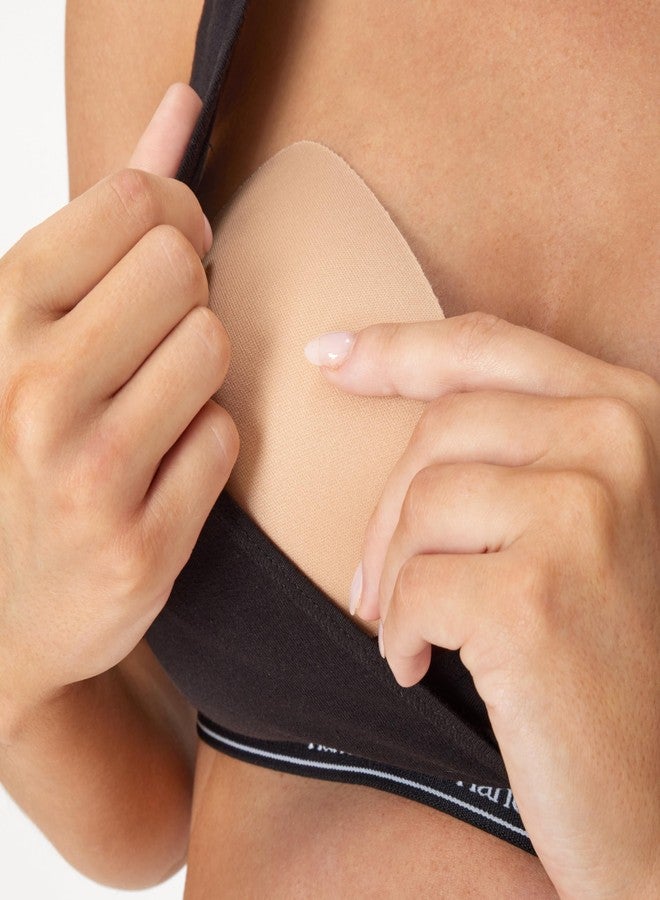 Hanes Women's Maternity Reusable Nursing Pads, 4-Pack, Light Leak Protection, Moisture-Wicking, One Size Fits All, Deep Glow - Image 2