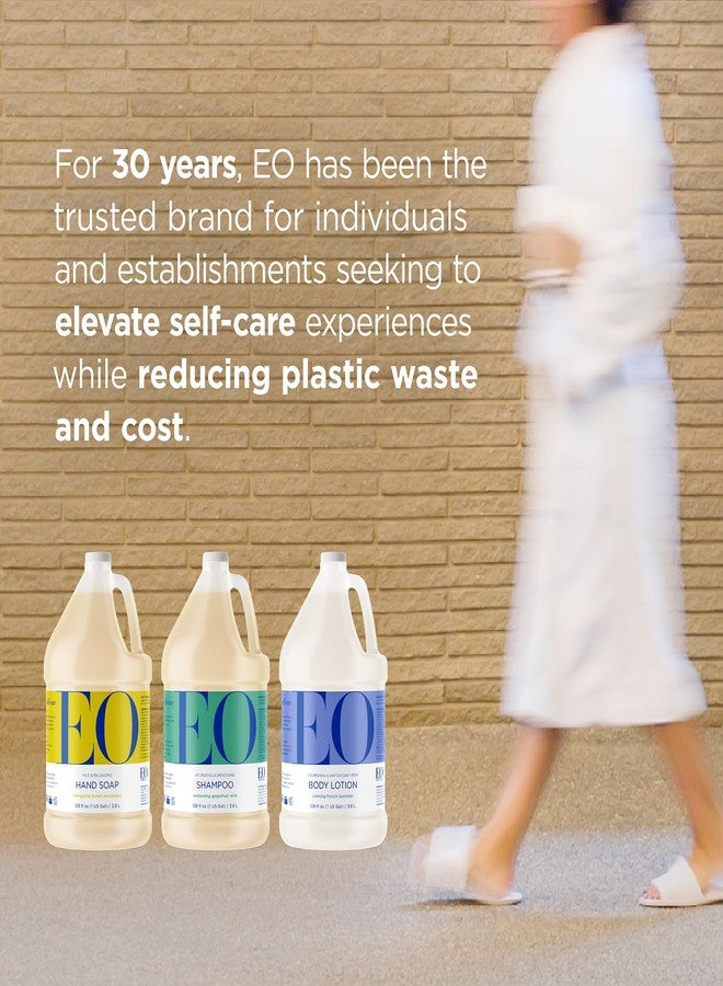 Everyone EO Liquid Hand Soap Refill, 128 Ounce, Unscented, Organic Plant-Based Gentle Cleanser with Organic Botanical Extracts and Vitamin E - Image 4