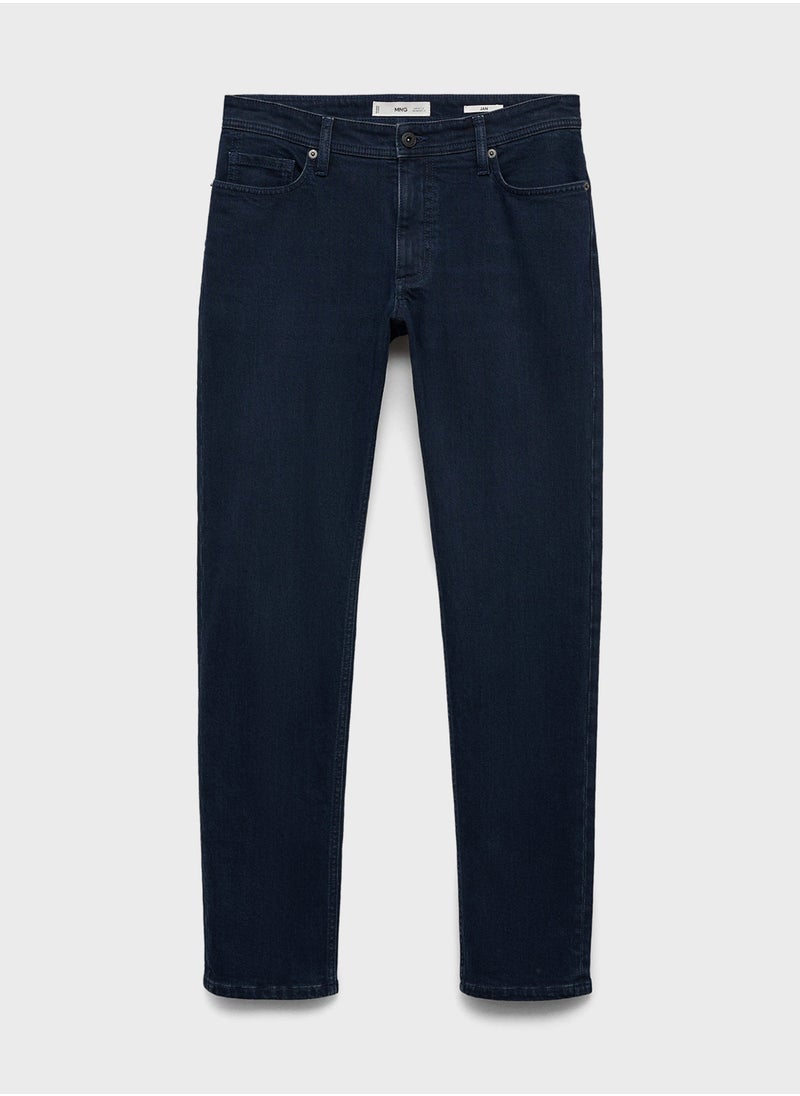 Mango Man Casual Sim Fit Rinse Wash Jeans  - Image 5