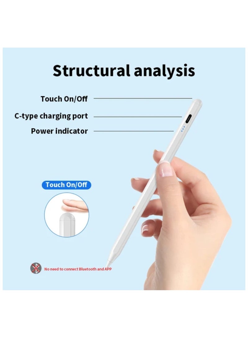 Universal Stylus Pen for Touch Screens – Works on iPad, iPhone, Android Tablets, Samsung, Huawei, Xiaomi And many more devices No Lag, Scratch-Resistant, Lightweight Metal Body - Image 4