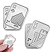 Guiqulai 2 Pcs Metal Poker Fidget SliderMagnetic EDC Fidget ToysStress Relief Poker Push CardCool Metal Fidget Toy Manually Rotate ToysOffice Tabletop Decompression Toys for Adults Teens Men - Image 2