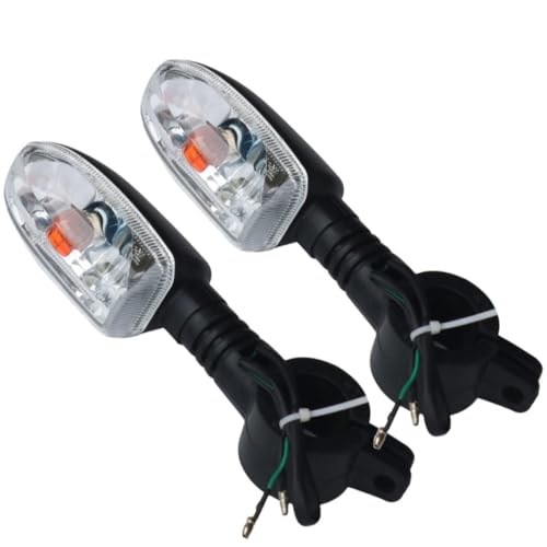 VTRUST Blinker Indicator Assembly Compatible for Bajaj Discover 100 (Front Shocker Type) | Bike Turn Signal Light Indicator Lamp | Durable Amber Lens | Set of 2 - Image 1