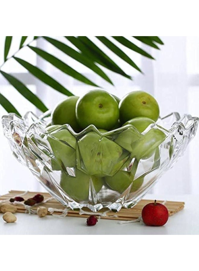 طقم خشاف 7 قطع زجاج اعلي كواليتي موجود 7قطع  بعلبة ممتازة زجاج تحفة كريستال الطقم مكون من : (1بوله خشاف كبيره +6 بوله خشاف ) - Image 4