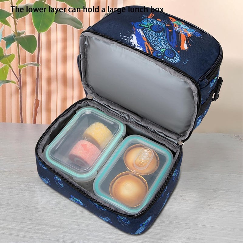 Children's Lunch - Reusable Thermal Lunch Waterproof Easy | Insulated For Kids - For Home School Indoor Kitchen Beach Travel Camping Students Boys And Girls - Image 4