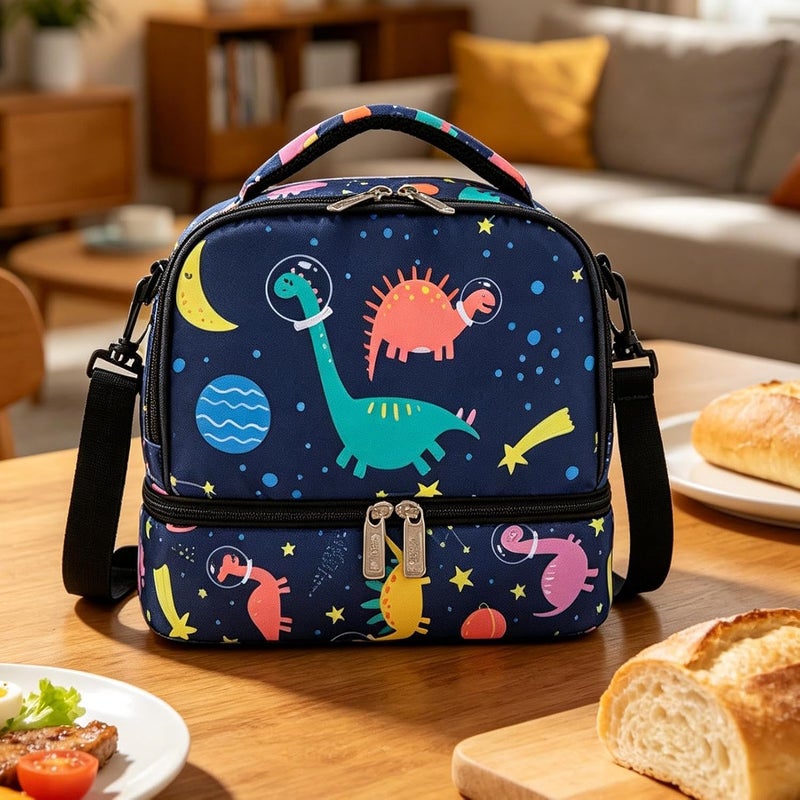 Children's Lunch - Reusable Thermal Lunch Waterproof Easy | Insulated For Kids - For Home School Indoor Kitchen Beach Travel Camping Students Boys And Girls - Image 3
