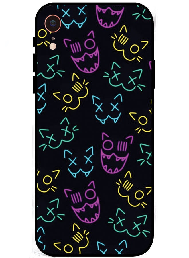 EYE CATCH Protective Case Cover For Apple iPhone X/XS Cat Faces - Image 1