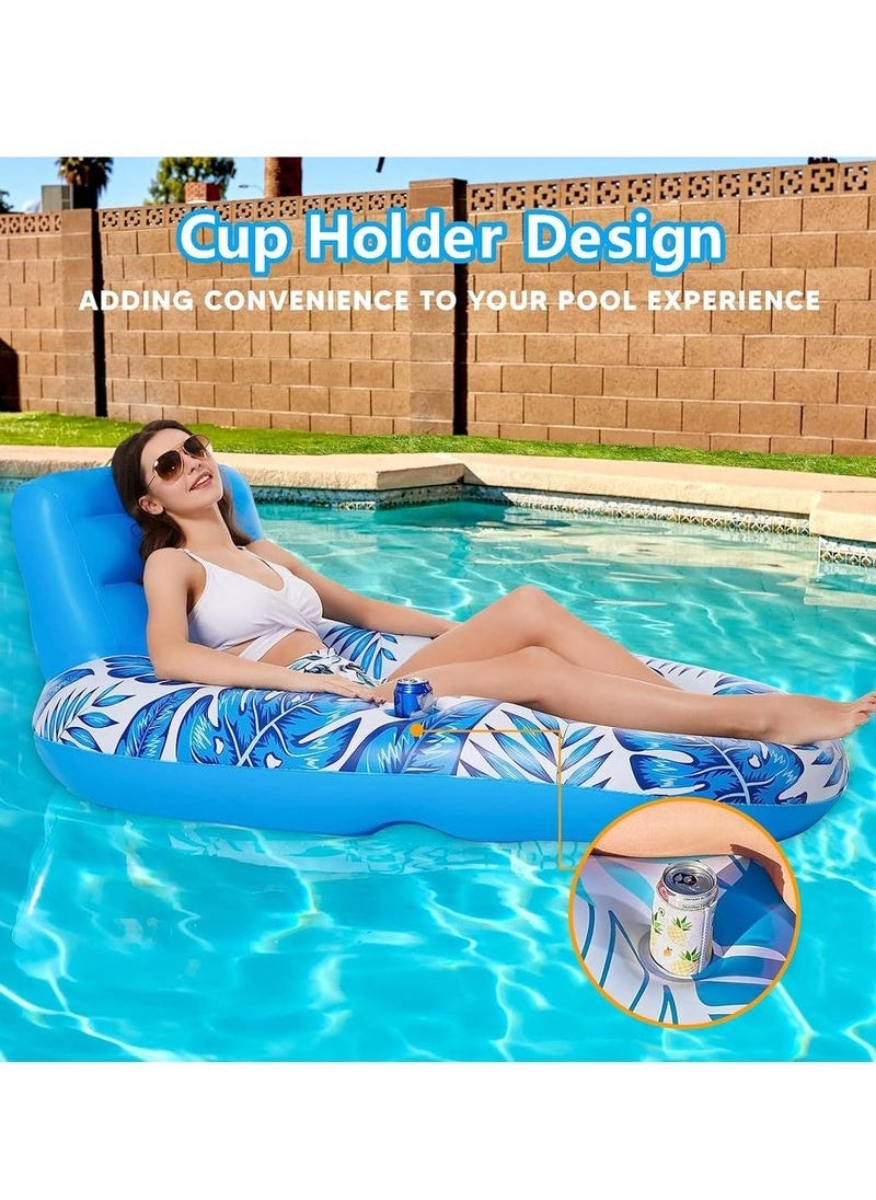 Yoawllty - Pool Floats, Swimming Pool Floats 4-in-1 Adults Pool Float & Water Hammock, Multi-Purpose, Inflatable Pool Floats for Adults - Image 1