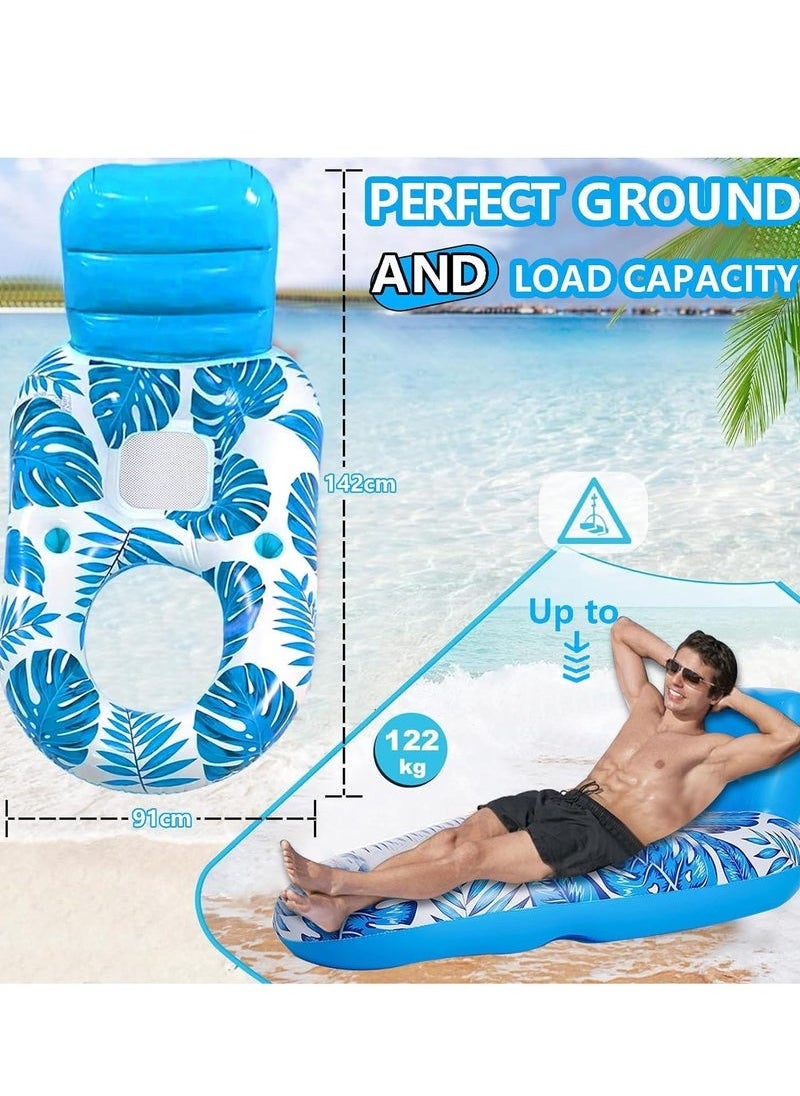 Yoawllty - Pool Floats, Swimming Pool Floats 4-in-1 Adults Pool Float & Water Hammock, Multi-Purpose, Inflatable Pool Floats for Adults - Image 1