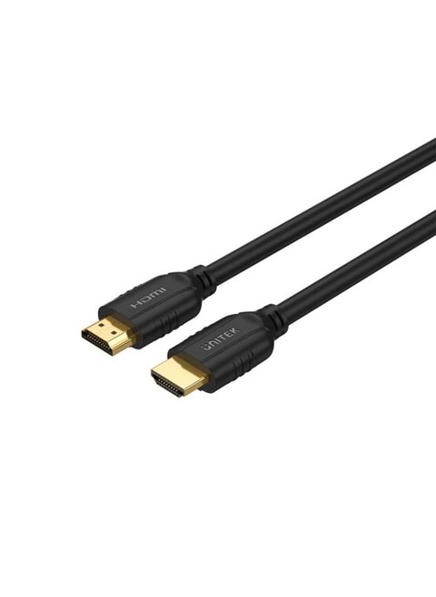 Unitek 4K HDMI Cable 15 Meters – High-Speed HDMI 2.0 Cable Supports 4K@60Hz Ultra HD Resolution, HDR, 18Gbps Bandwidth, Audio Return Channel, 3D, and HDCP 2.2 – Durable and Reliable HDMI Cable – Black