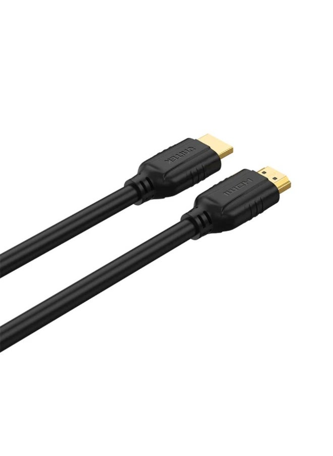 Unitek 4K HDMI Cable 15 Meters – High-Speed HDMI 2.0 Cable Supports 4K@60Hz Ultra HD Resolution, HDR, 18Gbps Bandwidth, Audio Return Channel, 3D, and HDCP 2.2 – Durable and Reliable HDMI Cable – Black