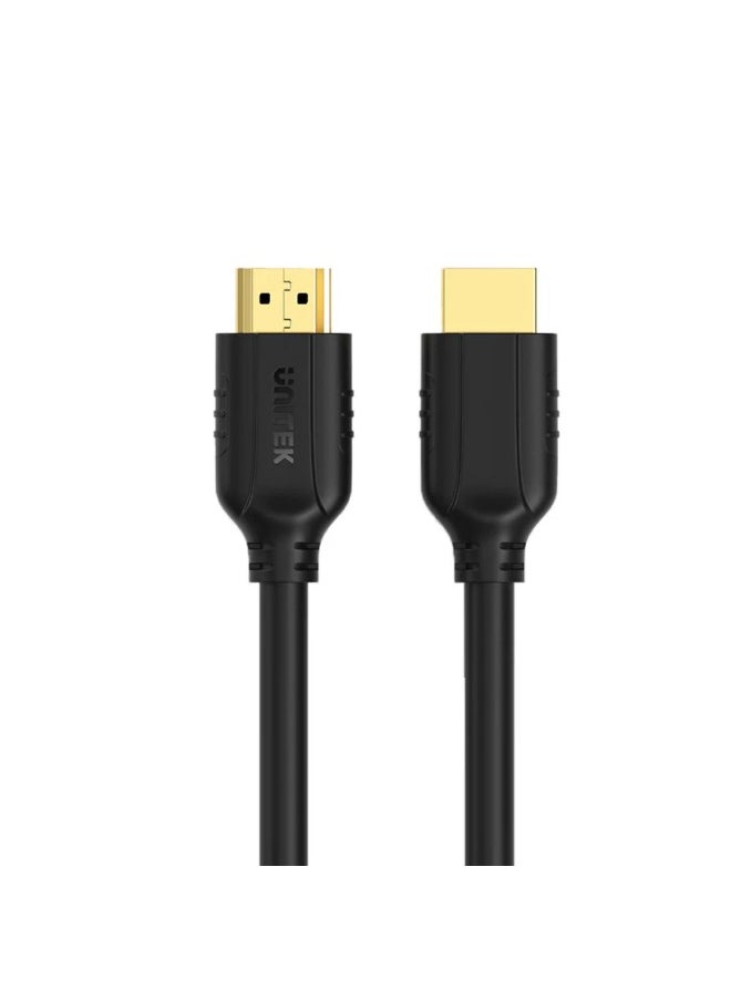 Unitek 4K HDMI Cable 15 Meters – High-Speed HDMI 2.0 Cable Supports 4K@60Hz Ultra HD Resolution, HDR, 18Gbps Bandwidth, Audio Return Channel, 3D, and HDCP 2.2 – Durable and Reliable HDMI Cable – Black