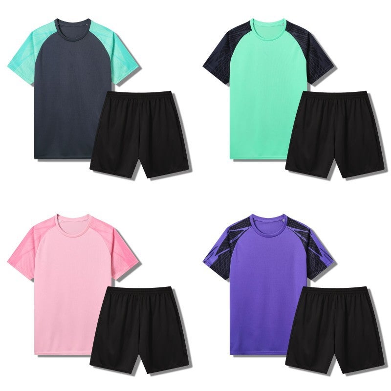 Children'S Football Uniform Suit For Boys And Girls, Primary School Students And Teenagers, Quick-Drying Football Jersey Training Game Team Uniform - Image 3