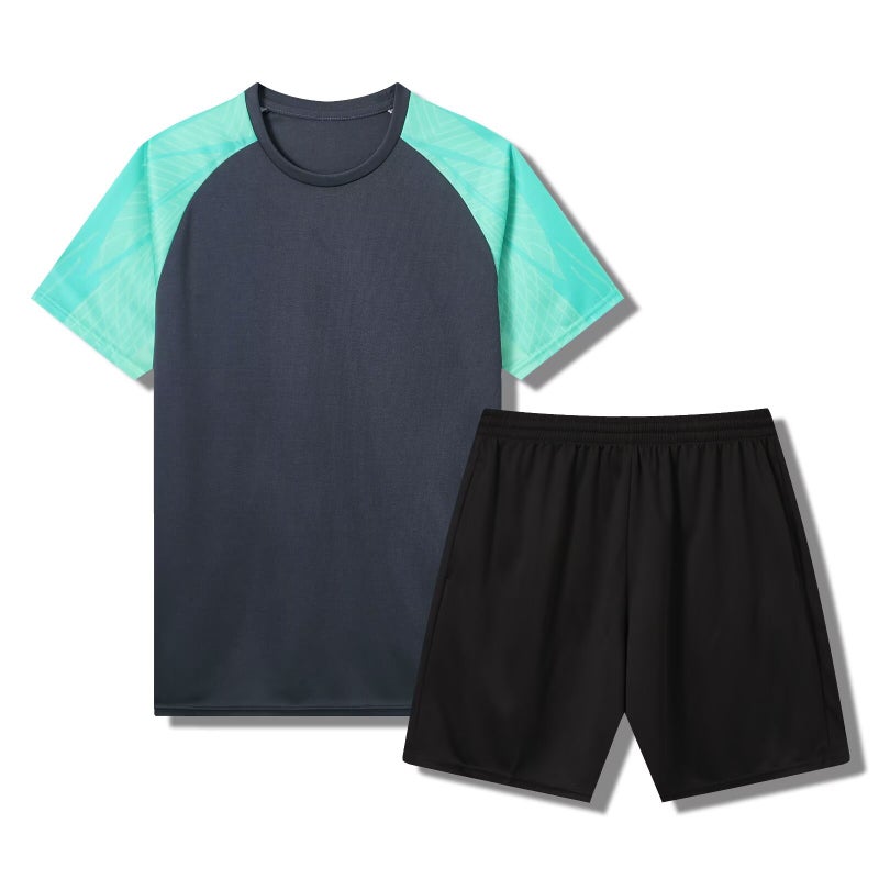 Children'S Football Uniform Suit For Boys And Girls, Primary School Students And Teenagers, Quick-Drying Football Jersey Training Game Team Uniform - Image 1