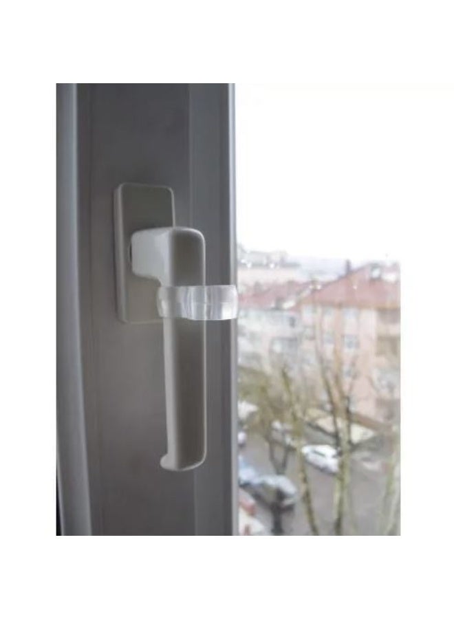 تيتيز طقم مؤلف من 2 حبة مثبت باب مع 4 حبة حلقات مطاطية لحماية يد الباب - Image 2