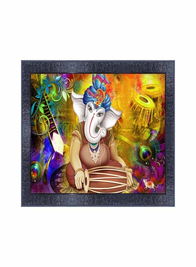 pnf Poster And Frames Ganesh Ji Wooden Photo Frame With Acrylic Sheet | For Living, Pooja Room | Home Decoration Item | Best Gifting Option (10 * 14inch,Multicolour,Synthetic) 13643 - Image 1