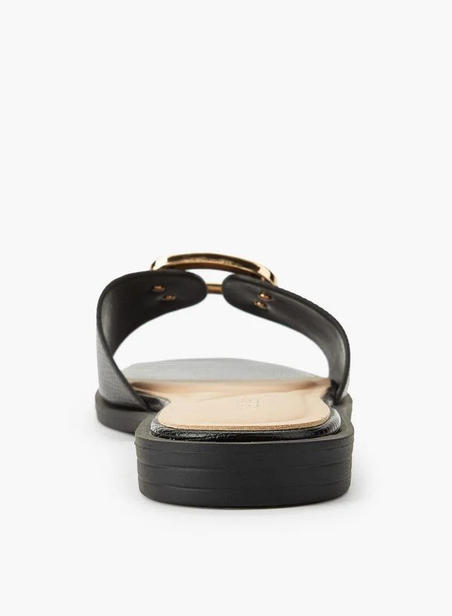 Celeste BLACK Women Slip-On Sandals for Women | Best Price UAE