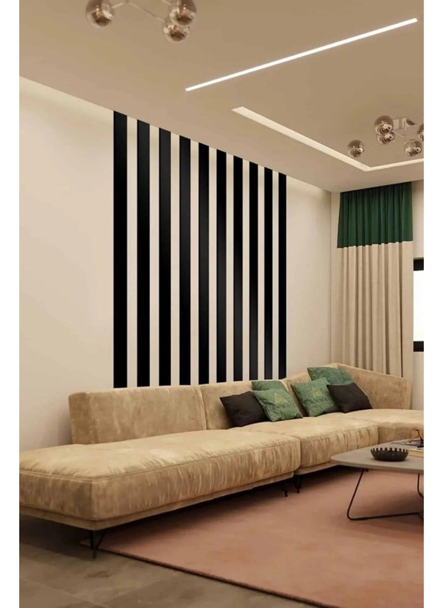 HELLOVE - Wooden Strip Wall Panel Decorative Wall Molding 1 Pack (10 Pieces) Please Pay Attention to the Dimensions - Image 1