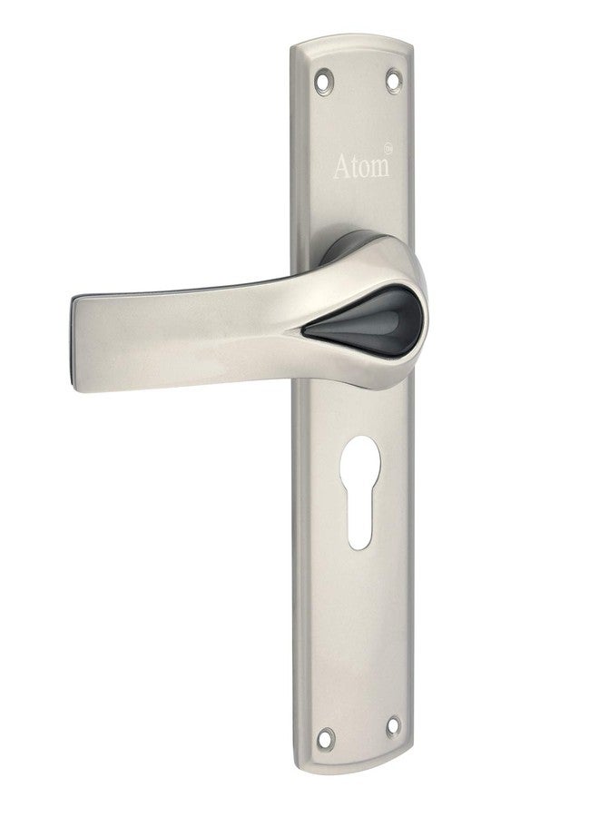 Atom Heavy Duty Mortise Door Lock with One Sided Key for Bedroom, Living Room, Main Door, Silver Satin Finish | 3 Keys | Lockset for House Hotel Office(O38CYOSK) - Image 3