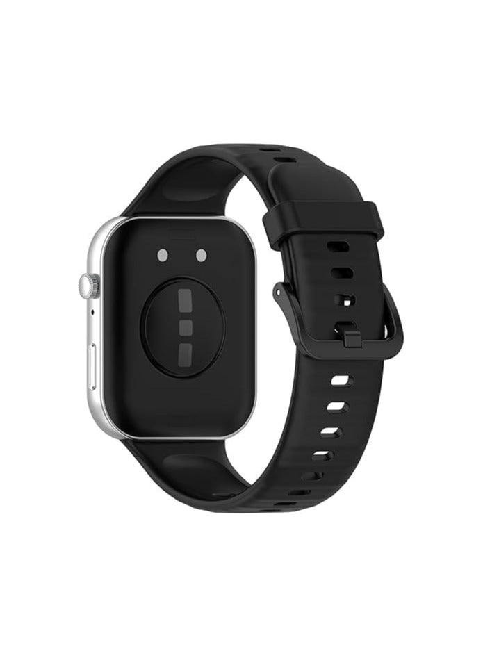 2 pack Strap for Huawei Watch Fit 3, Adjustable Soft Silicone Wristbands, Sport Replacement Strap, Compatible with Huawei Watch Fit3 Smart Watch - Image 3