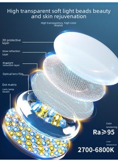 General 16cm Large Screen LED Beauty Light Anchor Mobile Live Broadcast Round Fill Light Full Screen Fill Light Bracket Suit-Specifications:Full Screen Beauty Lamp (without Lamp Holder)  - Image 5