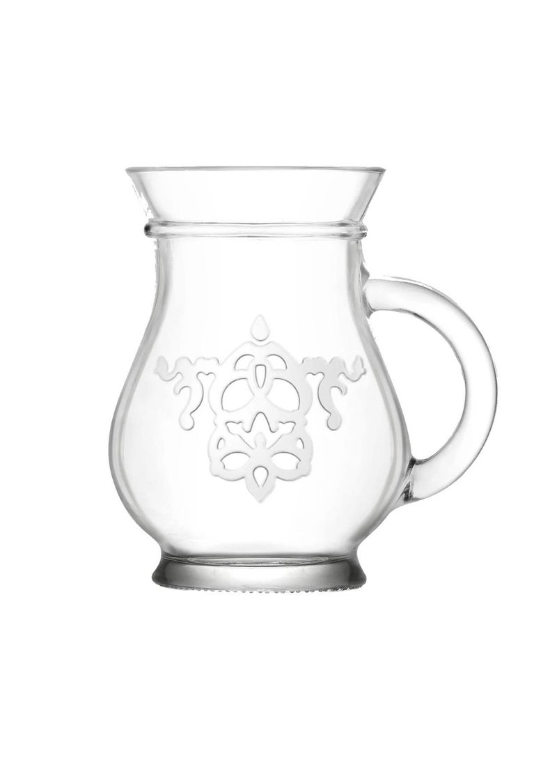 LAV 2 Pieces Ayran Mug, 330 Ml - Clear - Image 1
