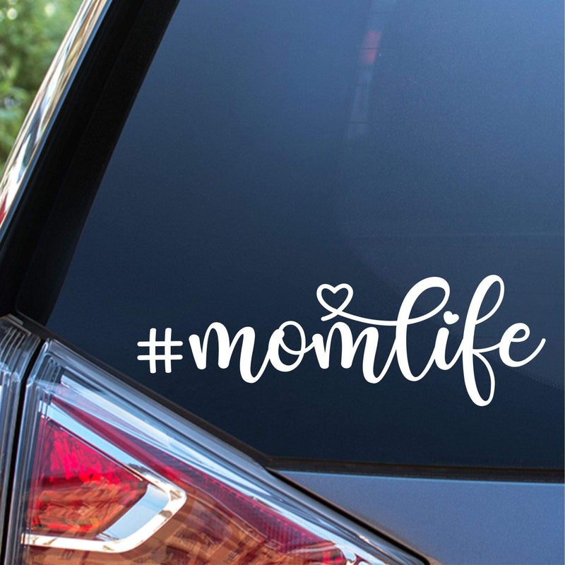 Sunset Graphics & Decals Mom Life Decal Vinyl Car Sticker | Cars Trucks Vans Walls Laptop | White | 7 x 2.25 inches | SGD000011 - Image 5