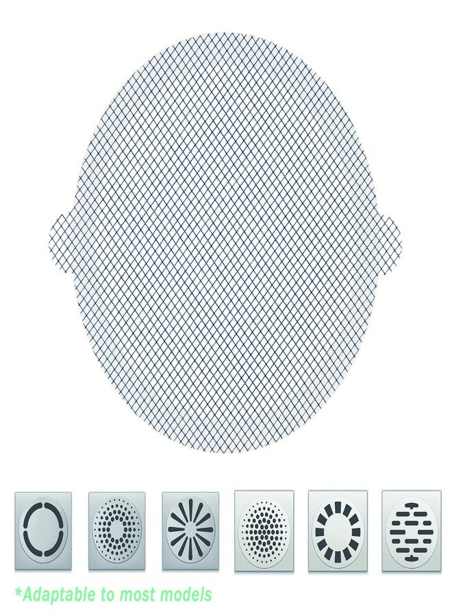 Secfanya Disposable Hair Catcher Shower Drain Floor Sink Strainer Filter Mesh with Stickers for Bathroom and Kitchen 30 Pack Round Grey - Image 4