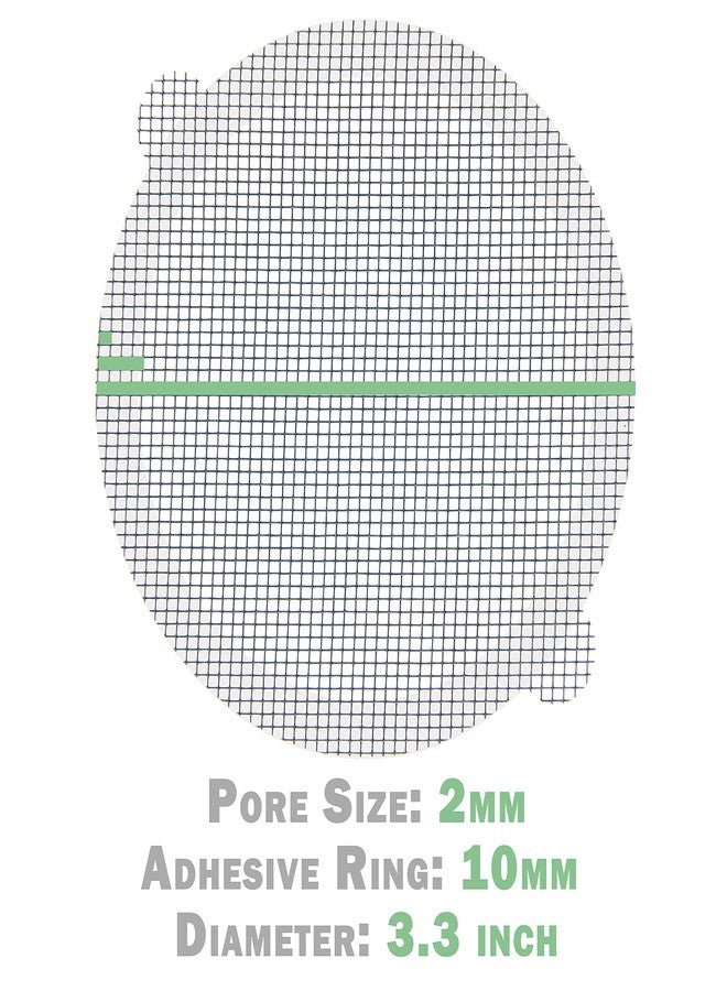 Secfanya Disposable Hair Catcher Shower Drain Floor Sink Strainer Filter Mesh with Stickers for Bathroom and Kitchen 30 Pack Round Grey - Image 5
