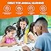 MEROCO Safari Animal Tracks Card Game Farm Animal Flash Cards Matching Game Kids Science Learning Educational Toys for Homeschool Preschool Autism 3 Years Old Up - Image 4