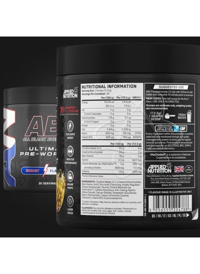 ABE Ultimate Pre Workout Energy Flavor - 30 Servings - Image 5
