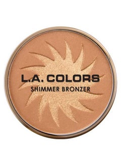إل إيه كالرز برونزر لامع من LA COLORS، 0.42 أونصة، عبوة من قطعة واحدة  - Image 2