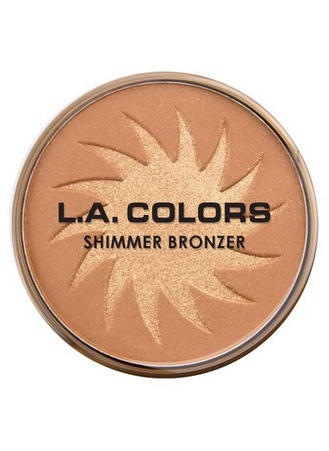 إل إيه كالرز - برونزر لامع من LA COLORS، 0.42 أونصة، عبوة من قطعة واحدة - Image 1