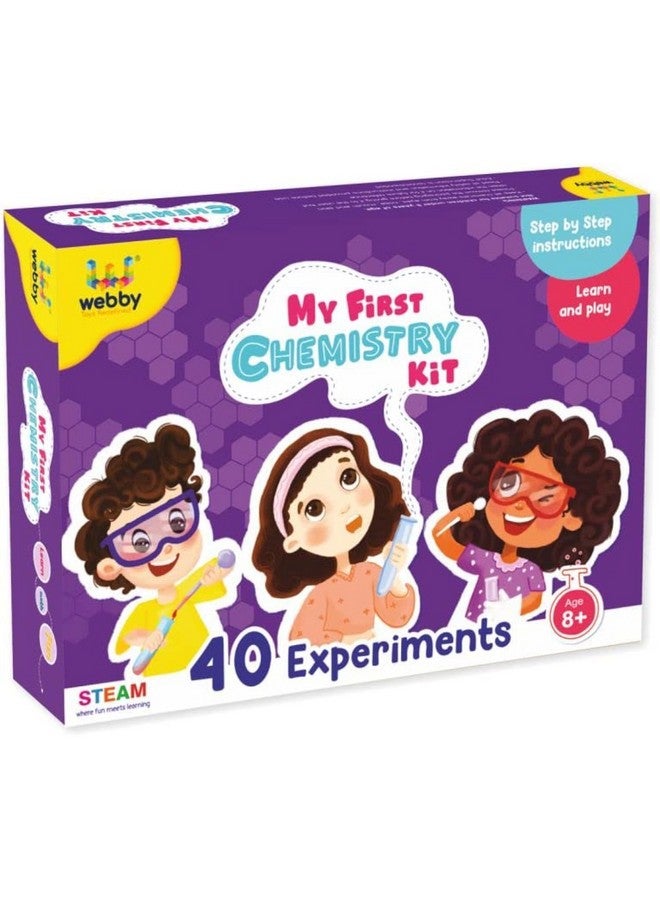 Webby DIY Chemistry Kit with 40 Experiment | STEAM Learner | Science Kit | Educational & Learning Activity Toy Kit for Kids, Boys & Girls Age 8+ - Image 1