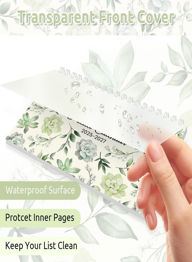 Zuozee Pocket Calendar 2025-2027, Green 2026-2027 Monthly Planner -3.7" x 6.7" for Purse, Runs from September 2025 Until December 2027, Monthly Planner Pocket Size with Coil Organizing & Planning - Image 4