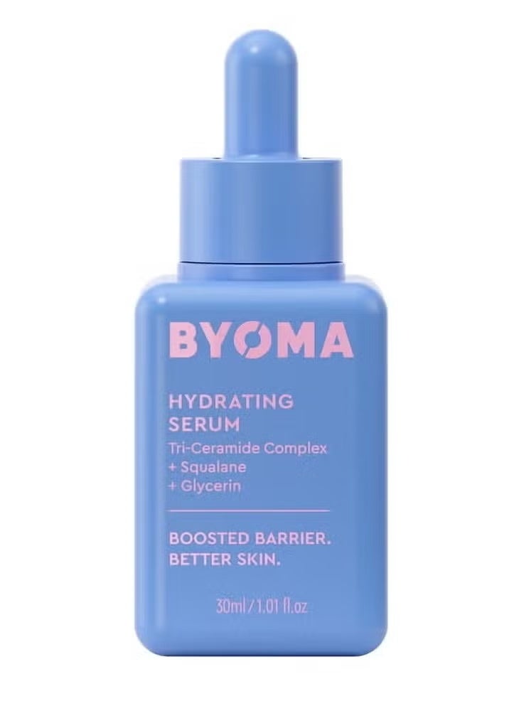 BYOMA Hydrating Serum - Moisturizing Facial Serum with Squalane, Glycerin & Ceramides - Hydrating for Glowing, Dewy Skin - 1.01 fl. oz - Image 1