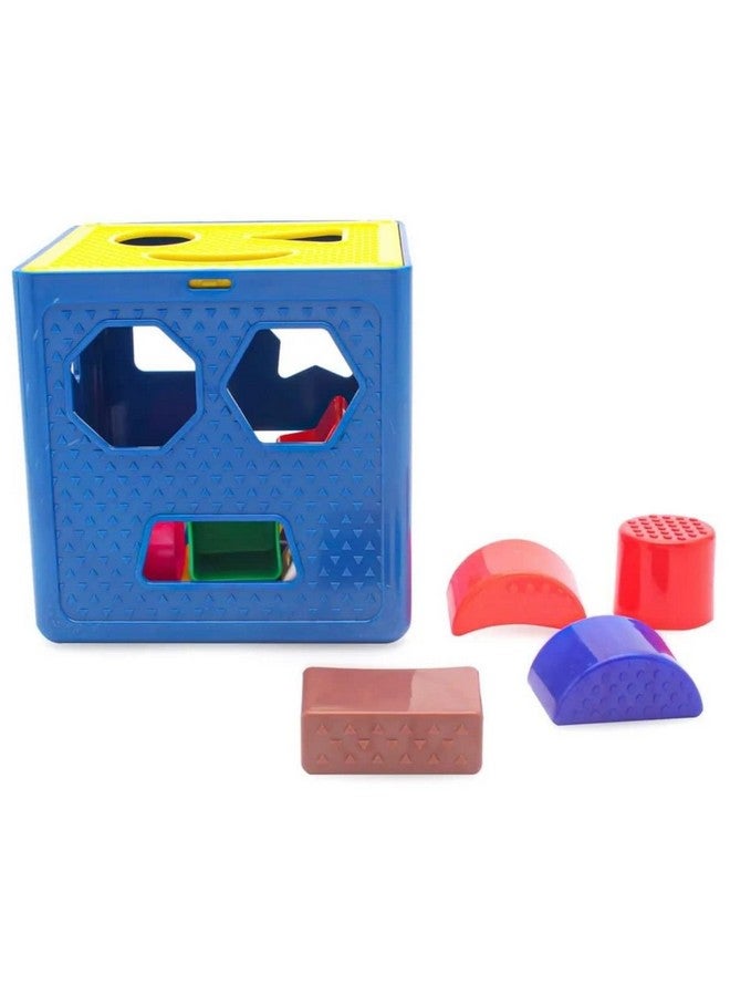 Goyal's Big Size Baby Blocks Shape Sorter Toy - Color Recognition Shape Toys with Colorful Sorter Cube Box & 12 Different Shapes for Boys & Girls - 14.5 cm/ 5.7 Inch - Image 5