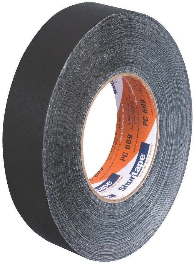 Shurtape PC 609 Performance Grade, Co-Extruded Cloth Duct Tape, 48mm x 55m, Black, 1 Roll (199722) - Image 2