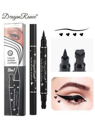 Double Head Wing-sealed Liquid Eyeliner Long-lasting All-day Waterproof - Sweat-proof Long-lasting Smooth Black Liquid Eyeliner - Heart - pzsku/ZE309327CC3DBB9419A71Z/45/_/1691217259/f9f7fa54-a1c4-4b3a-b4c5-d47a0c451ec9