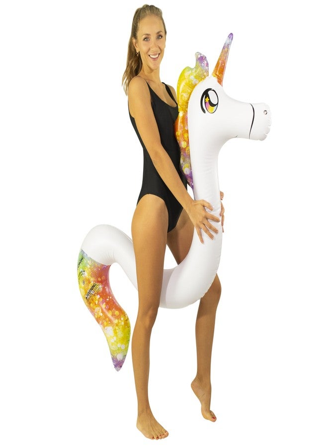 PoolCandy Inflatable Animal Swim Noodles (Unicorn) - Image 1