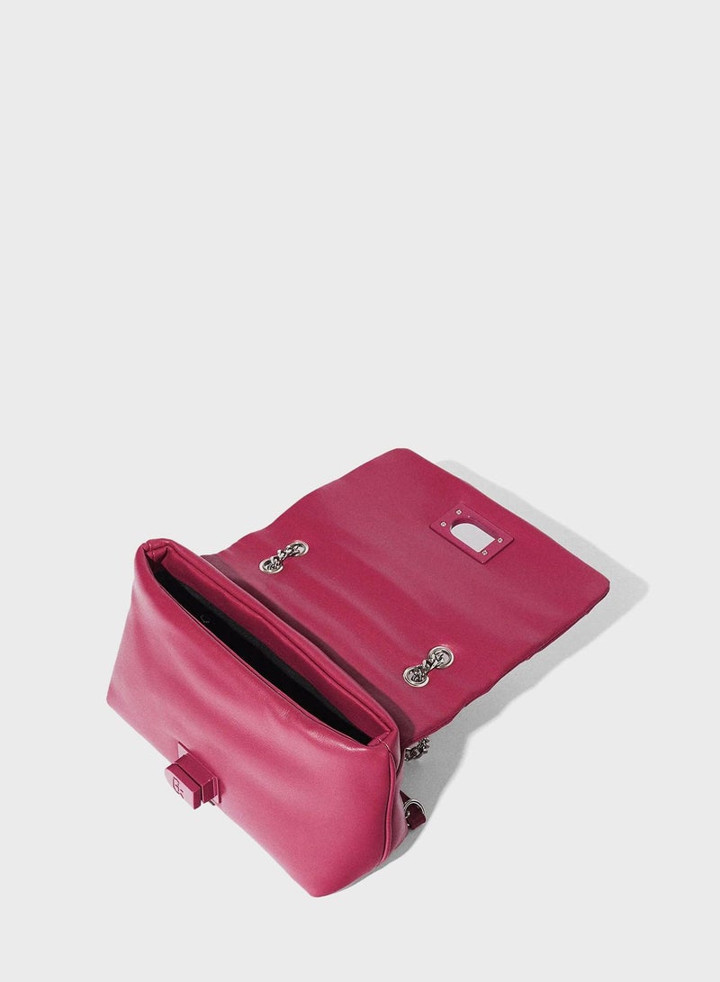 PARFOIS Chain Detailed Crossbody Bag - Image 3