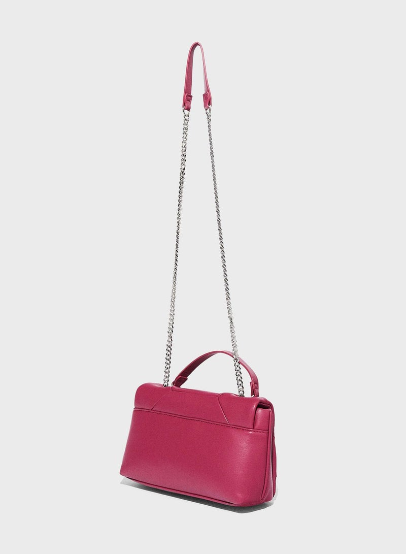 PARFOIS Chain Detailed Crossbody Bag - Image 2