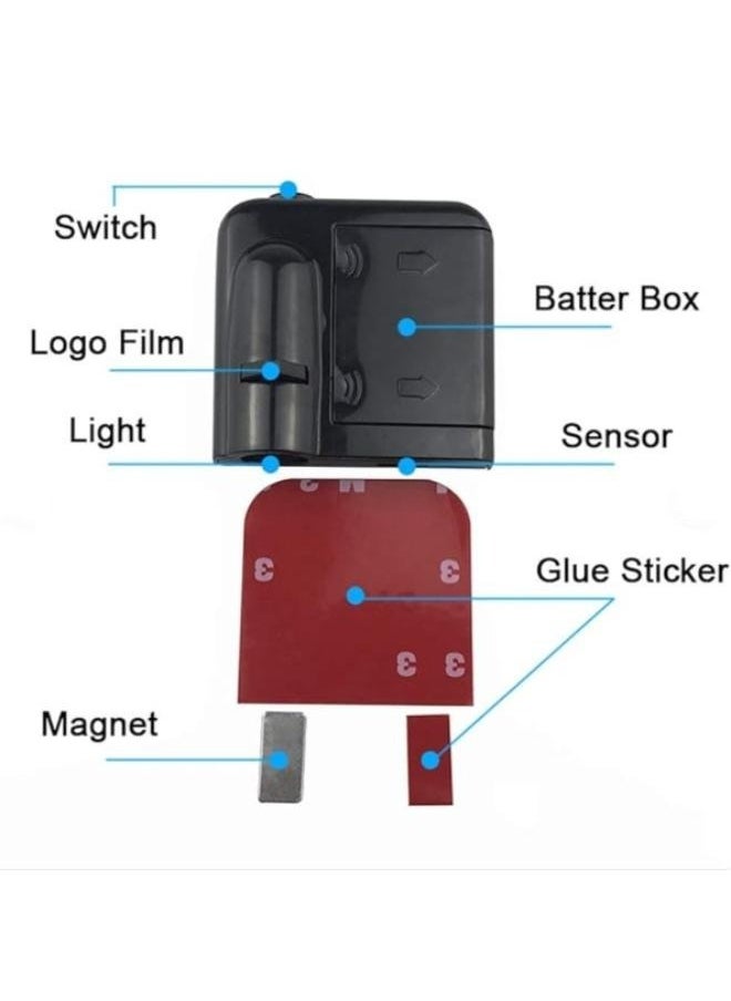 EasyLife 2 Pieces LED Car Door Horse Logo Projector Shadow Light Set NO: 36  - Image 3