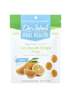 Dr. John's Healthy Sweets Dr. John's Healthy Sweets, Oral Health™, Dry Mouth Drops, + Xylitol, Orange, 24 Individually Wrapped Candies. 3.85 oz (109 g)  - Image 1