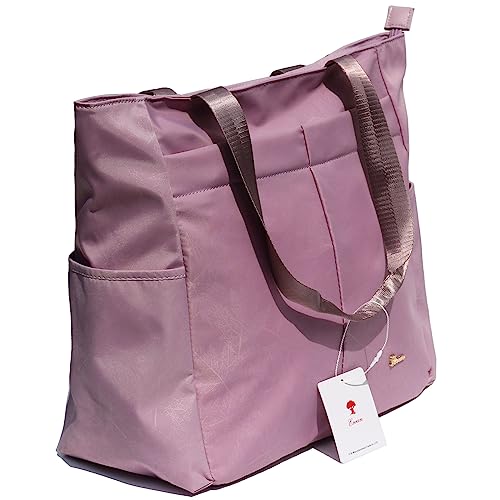 ESVAN Original Floral Tote Bag Large Shoulder Bag with Multi Pockets for Gym Travel Beach Daily Bags (A5) - Image 5