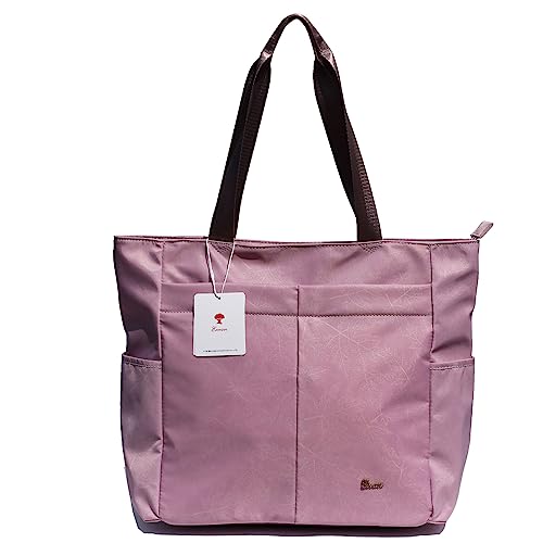 ESVAN Original Floral Tote Bag Large Shoulder Bag with Multi Pockets for Gym Travel Beach Daily Bags (A5) - Image 2