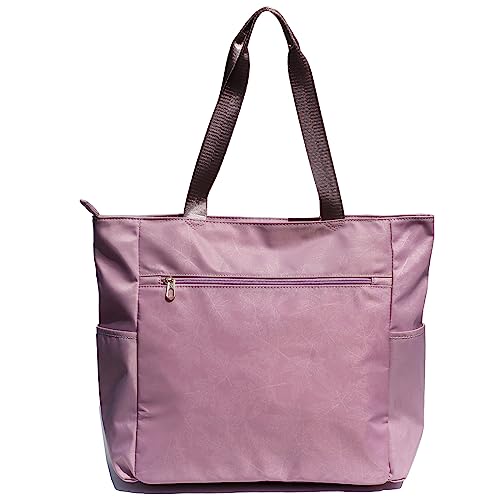 ESVAN Original Floral Tote Bag Large Shoulder Bag with Multi Pockets for Gym Travel Beach Daily Bags (A5) - Image 4