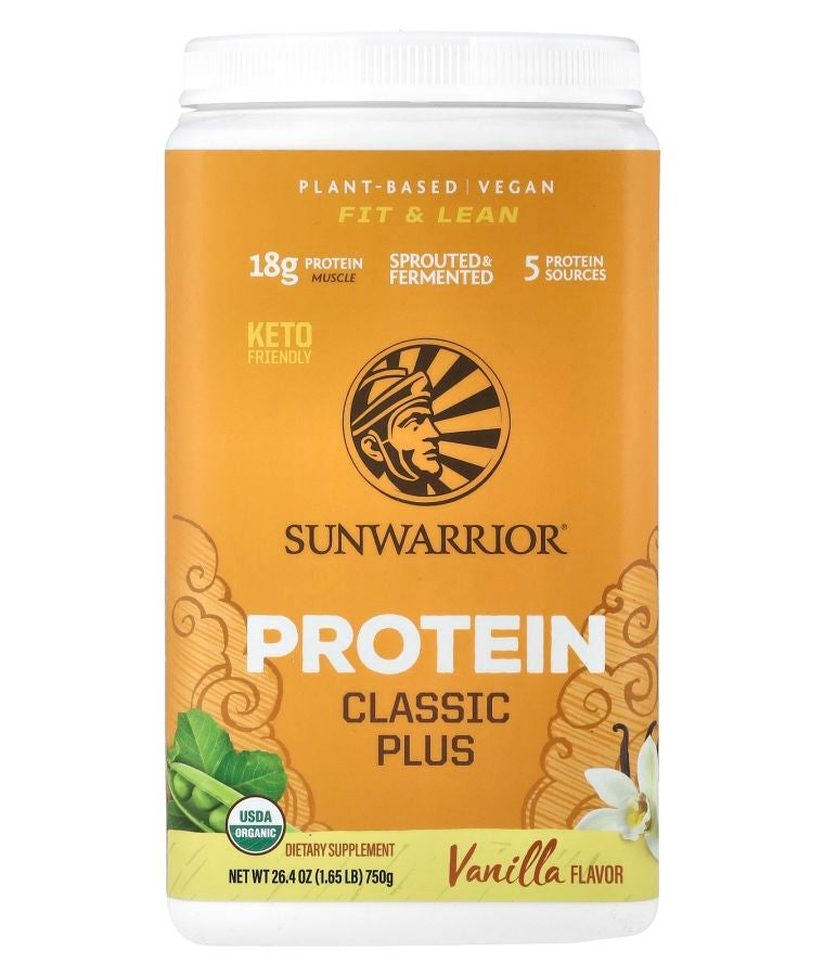Sunwarrior Classic Plus Protein Vanilla 1.65 lb (750 g)