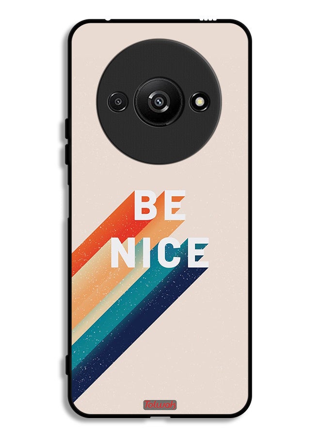 Tolwak Xiaomi Redmi A3 4G Protective Case Cover Be Nice - Image 1