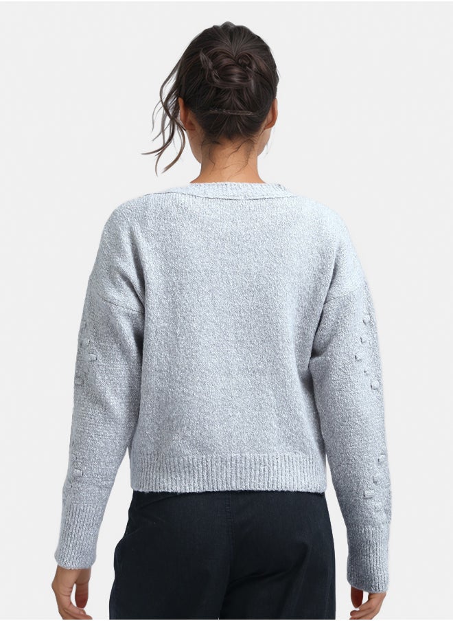 RAVIN Feminine Long Sleeves Short Cardigan  - Image 3