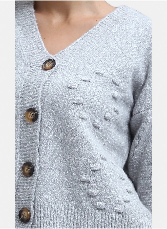 RAVIN Feminine Long Sleeves Short Cardigan  - Image 4